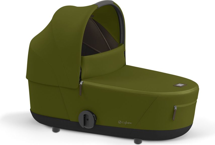 CYBEX Kočárek Mios 3.0 Chrome Black, seat pack, lux carry cot Khaki Green - obrázek 11