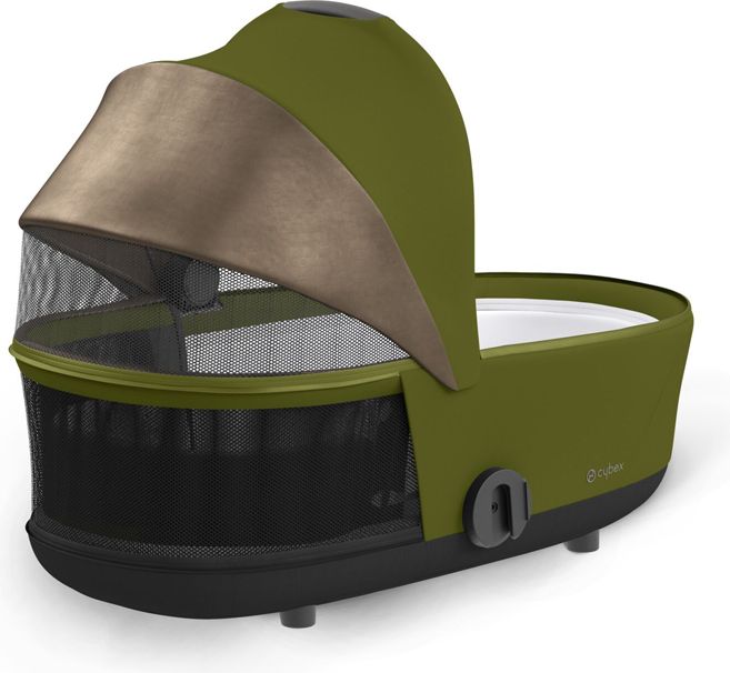 CYBEX Kočárek Mios 3.0 Chrome Black, seat pack, lux carry cot Khaki Green - obrázek 15