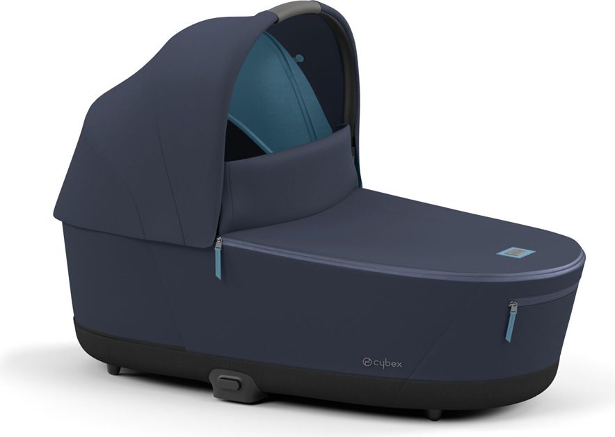 CYBEX Kočárek Priam 4.0 Chrome Black, seat pack, lux carry cot Nautical Blue - obrázek 14
