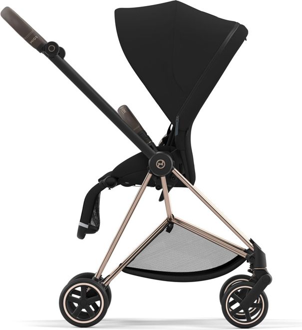 CYBEX Kočárek Mios 3.0 Chrome Brown, seat pack, lux carry cot Deep Black - obrázek 7