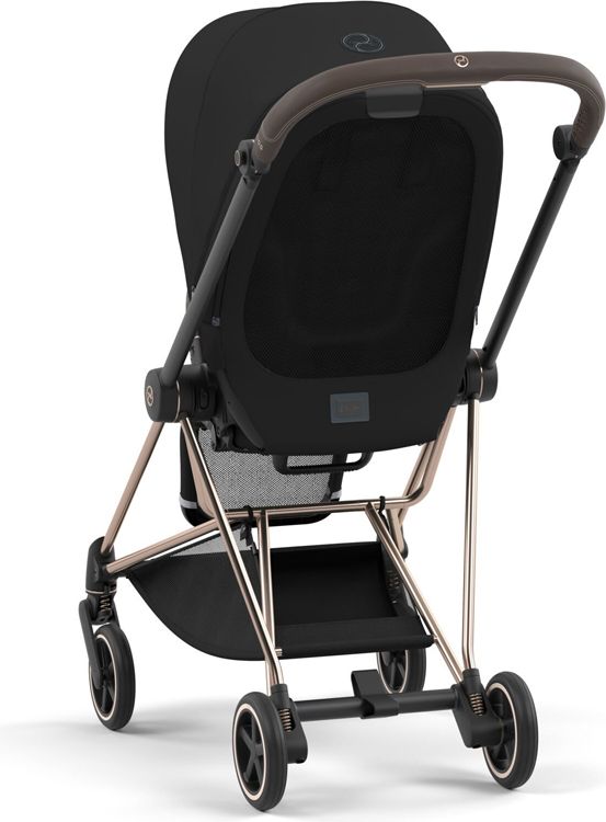 CYBEX Kočárek Mios 3.0 Chrome Brown, seat pack, lux carry cot Deep Black - obrázek 8