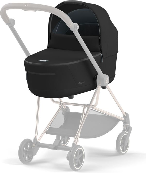 CYBEX Kočárek Mios 3.0 Chrome Brown, seat pack, lux carry cot Deep Black - obrázek 16