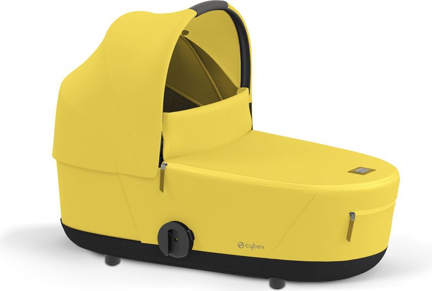 CYBEX Kočárek Mios 3.0 Chrome Brown, seat pack, lux carry cot Mustard Yellow - obrázek 10