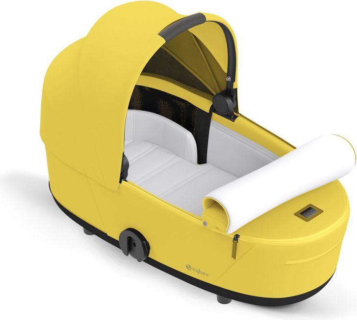 CYBEX Kočárek Mios 3.0 Chrome Brown, seat pack, lux carry cot Mustard Yellow - obrázek 11