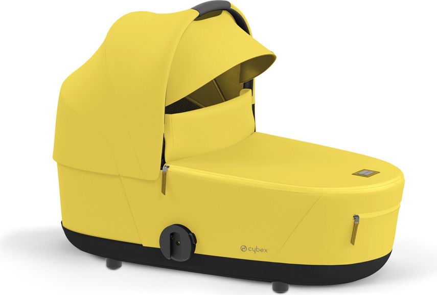 CYBEX Kočárek Mios 3.0 Chrome Brown, seat pack, lux carry cot Mustard Yellow - obrázek 13