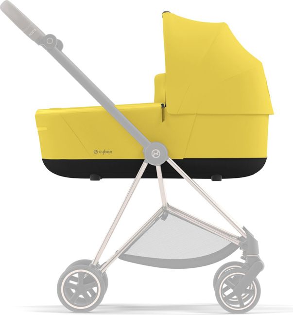 CYBEX Kočárek Mios 3.0 Chrome Brown, seat pack, lux carry cot Mustard Yellow - obrázek 17