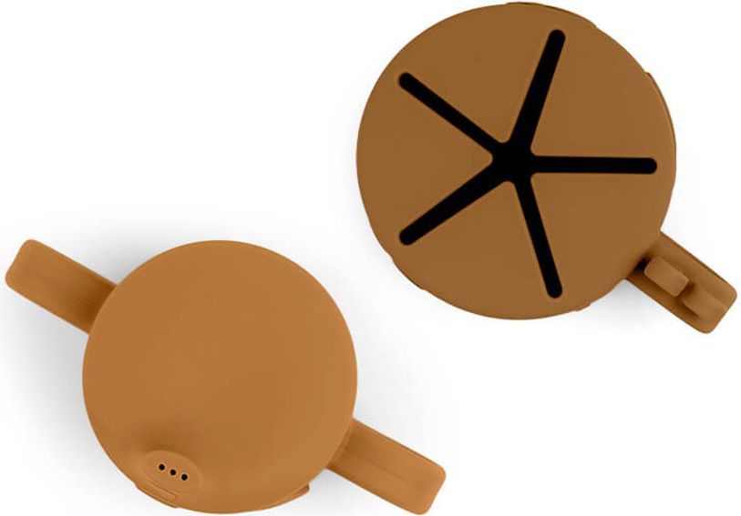 DONE BY DEER Peekaboo set hrnečků snack/drink Deer friends - hořčicový - obrázek 3