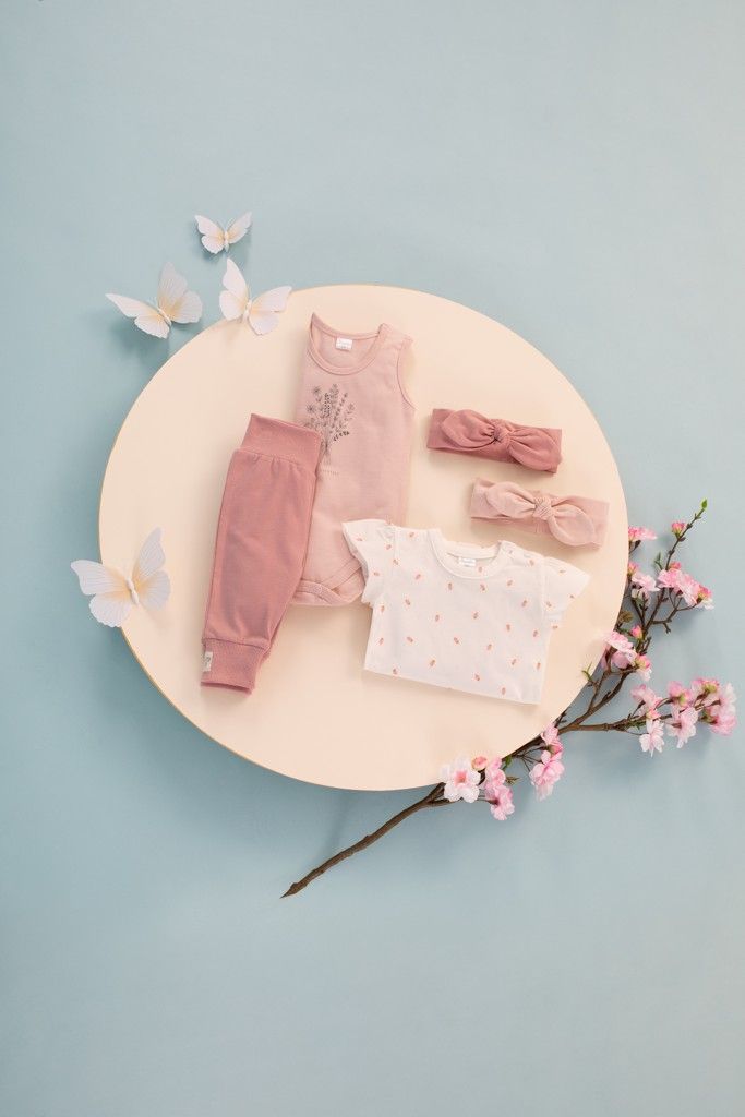 PINOKIO Body krátký rukáv Summer Mood ecru vel. 80 - obrázek 5