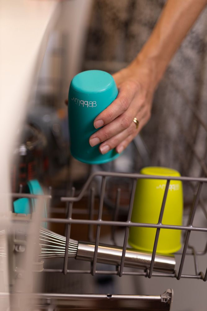 BBLÜV Küp Sippy Cup Silikonový hrneček Aqua - obrázek 4