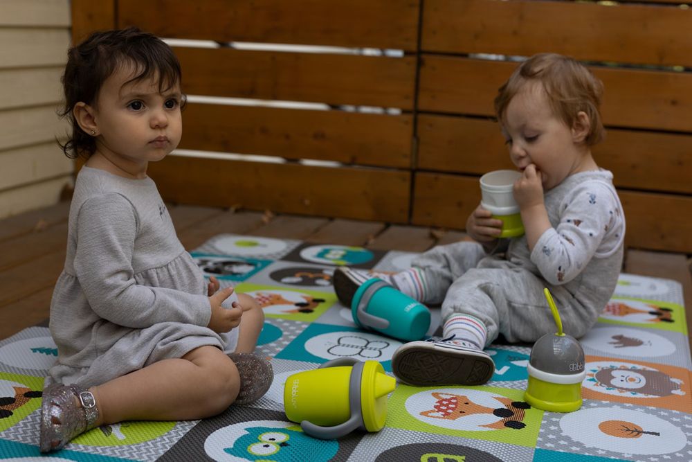 BBLÜV Küp Sippy Cup Silikonový hrneček Aqua - obrázek 8