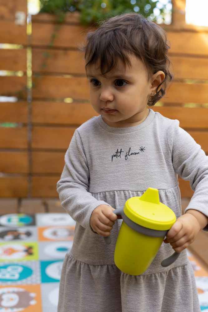 BBLÜV Küp Sippy Cup Silikonový hrneček Lime - obrázek 2