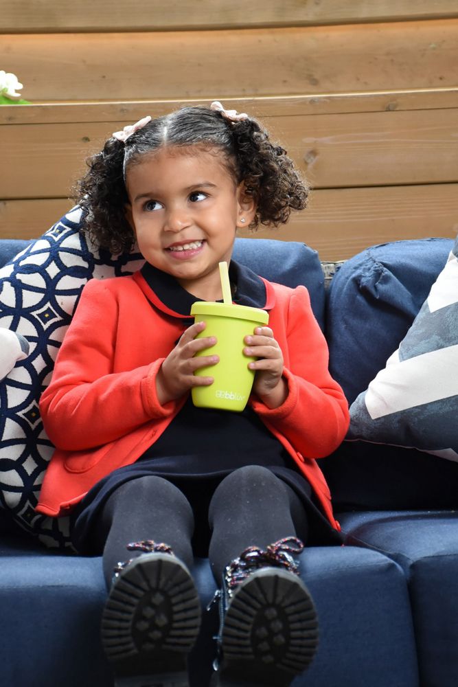 BBLÜV Küp Sippy Cup Silikonový hrneček Lime - obrázek 6