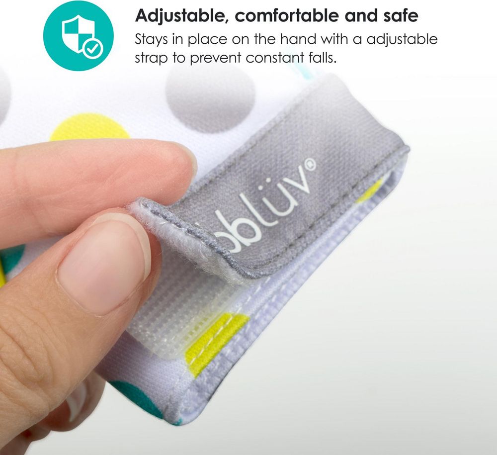 BBLÜV Glüv Rukavice dětská kousací Aqua - obrázek 4