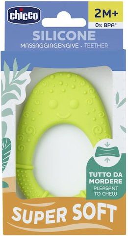 CHICCO Kousátko silikonové Super Soft Avokádo 2m+ - obrázek 2