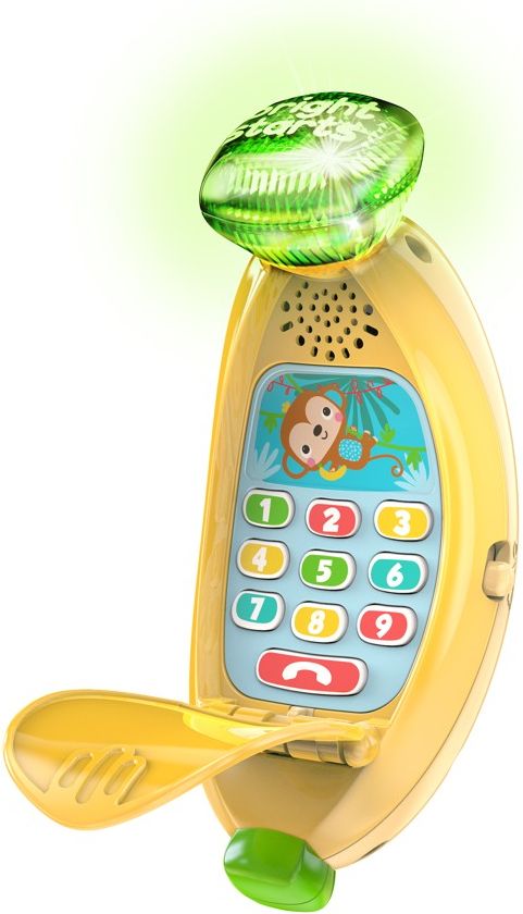 BRIGHT STARTS Hračka hudební světelná Babblin’ Banana 6m+ - obrázek 2