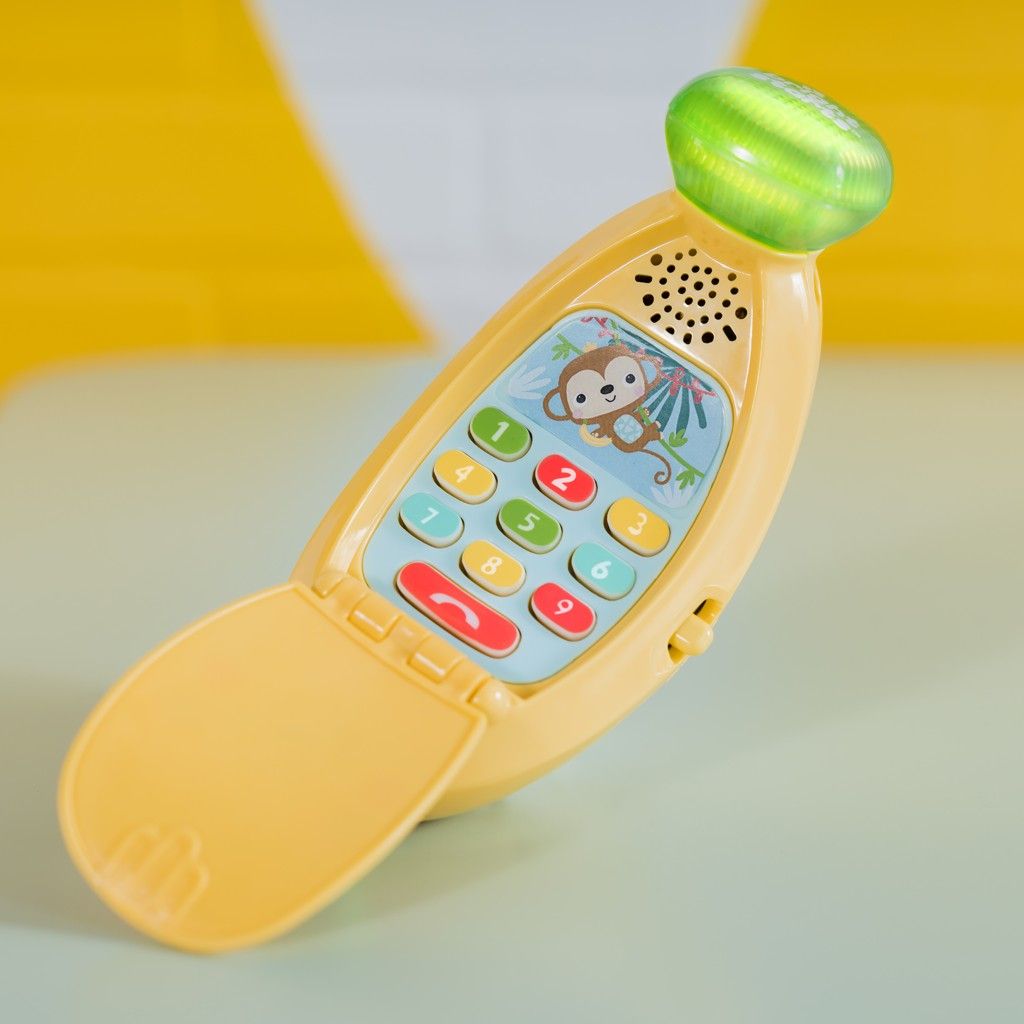 BRIGHT STARTS Hračka hudební světelná Babblin’ Banana 6m+ - obrázek 4