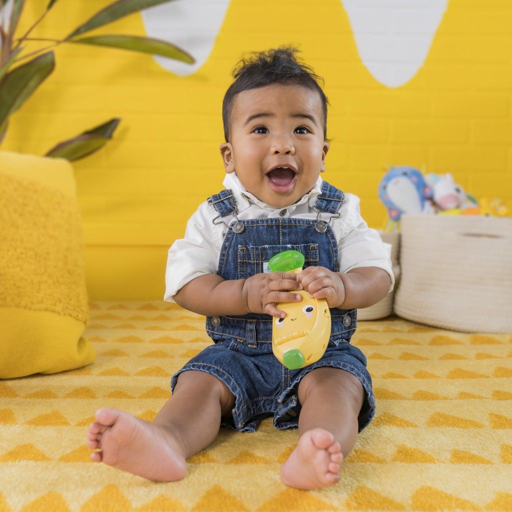 BRIGHT STARTS Hračka hudební světelná Babblin’ Banana 6m+ - obrázek 5