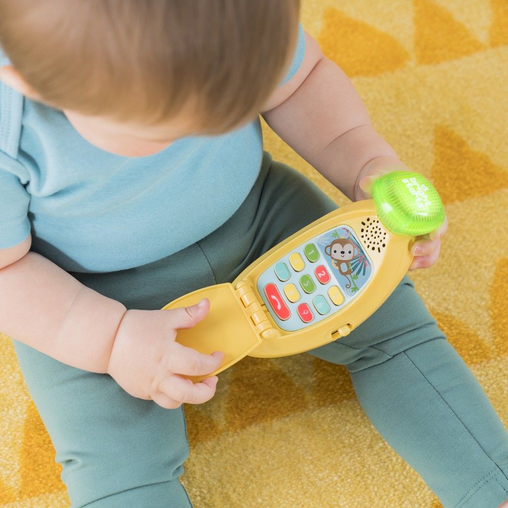 BRIGHT STARTS Hračka hudební světelná Babblin’ Banana 6m+ - obrázek 6