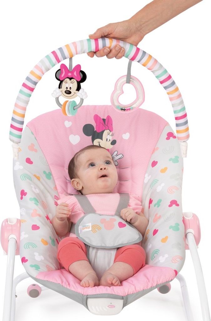 DISNEY BABY Houpátko vibrující MINNIE MOUSE Forever Besties™ 0m+ do 18 kg - obrázek 3