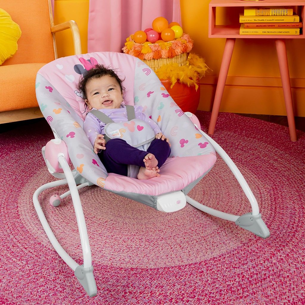 DISNEY BABY Houpátko vibrující MINNIE MOUSE Forever Besties™ 0m+ do 18 kg - obrázek 7