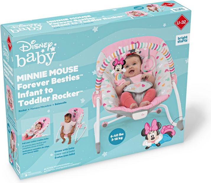 DISNEY BABY Houpátko vibrující MINNIE MOUSE Forever Besties™ 0m+ do 18 kg - obrázek 11