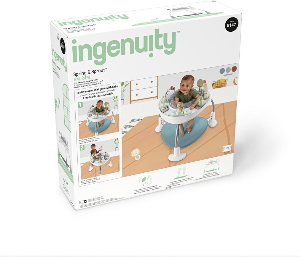INGENUITY Aktivní centrum 2v1 Spring & Sprout™ 6m+ do 11 kg - obrázek 9