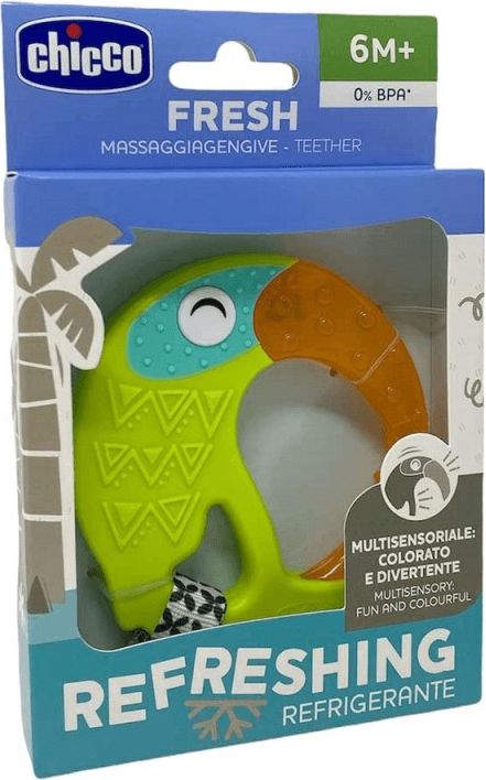 CHICCO Kousátko multisenzorické Fresh Tukan 6m+ - obrázek 2