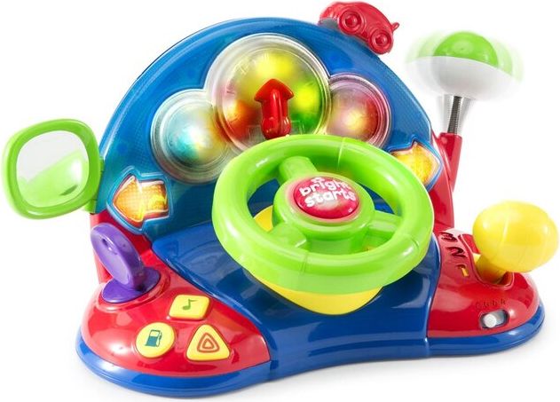 BRIGHT STARTS Hračka hudební světelná volant Lights & Colors Driver™ 6m+ - obrázek 1