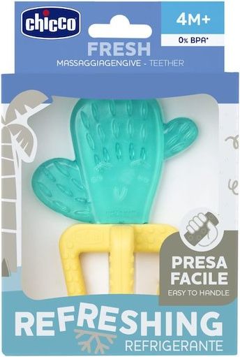 CHICCO Kousátko chladící Fresh Kaktus 4m+ - obrázek 2