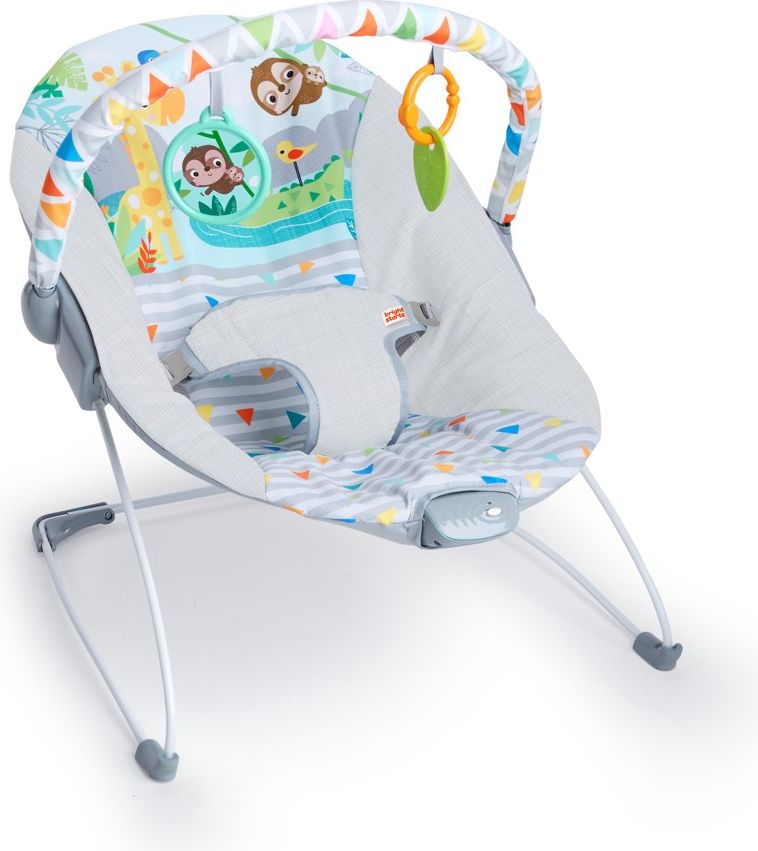 BRIGHT STARTS Lehátko vibrující Safari Fun™ 0m+ do 9 kg - obrázek 2