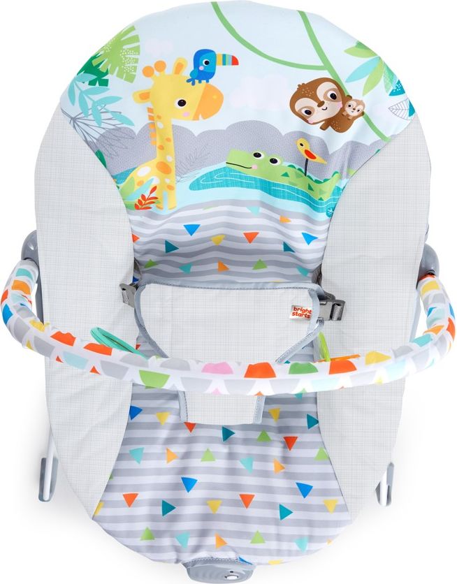 BRIGHT STARTS Lehátko vibrující Safari Fun™ 0m+ do 9 kg - obrázek 3
