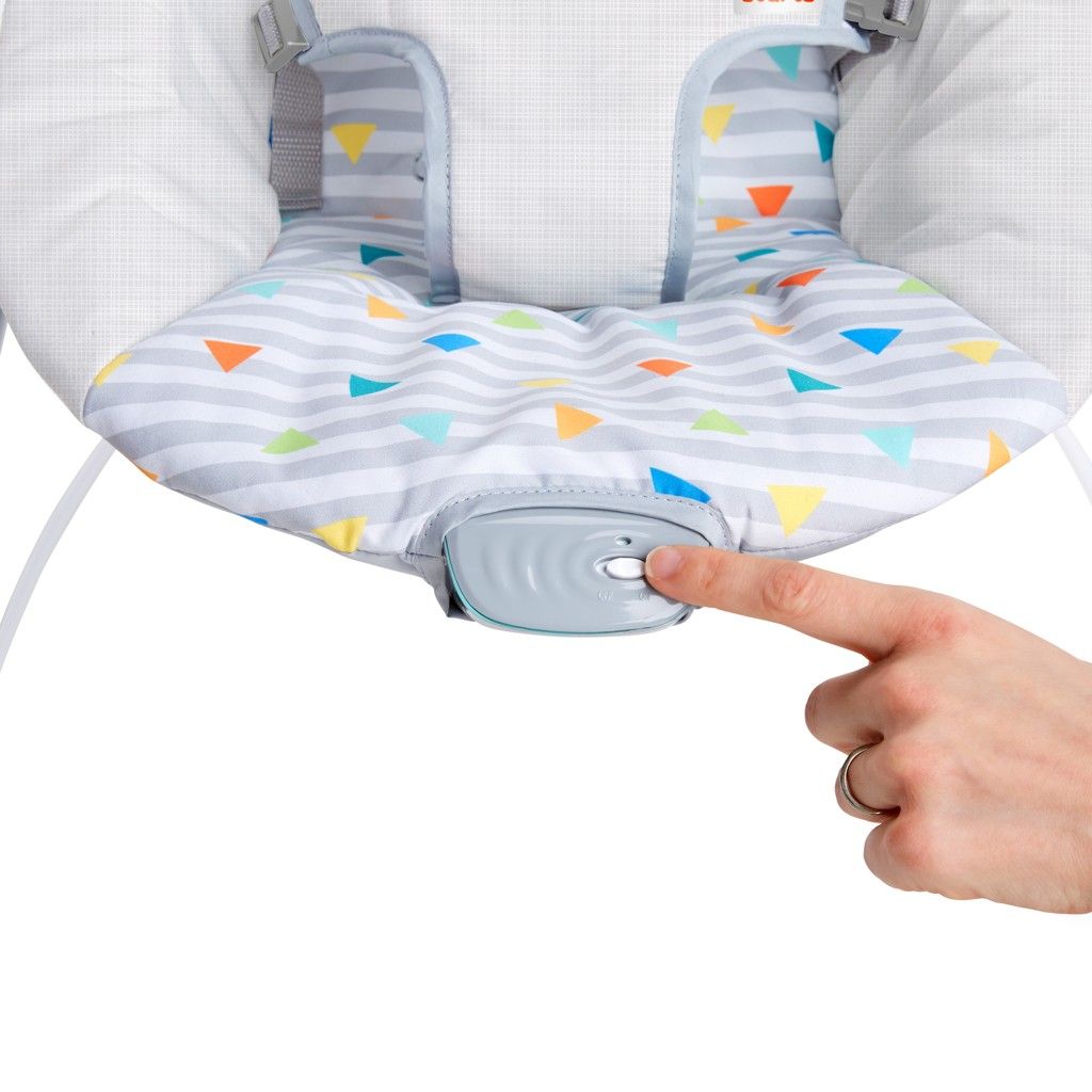 BRIGHT STARTS Lehátko vibrující Safari Fun™ 0m+ do 9 kg - obrázek 4