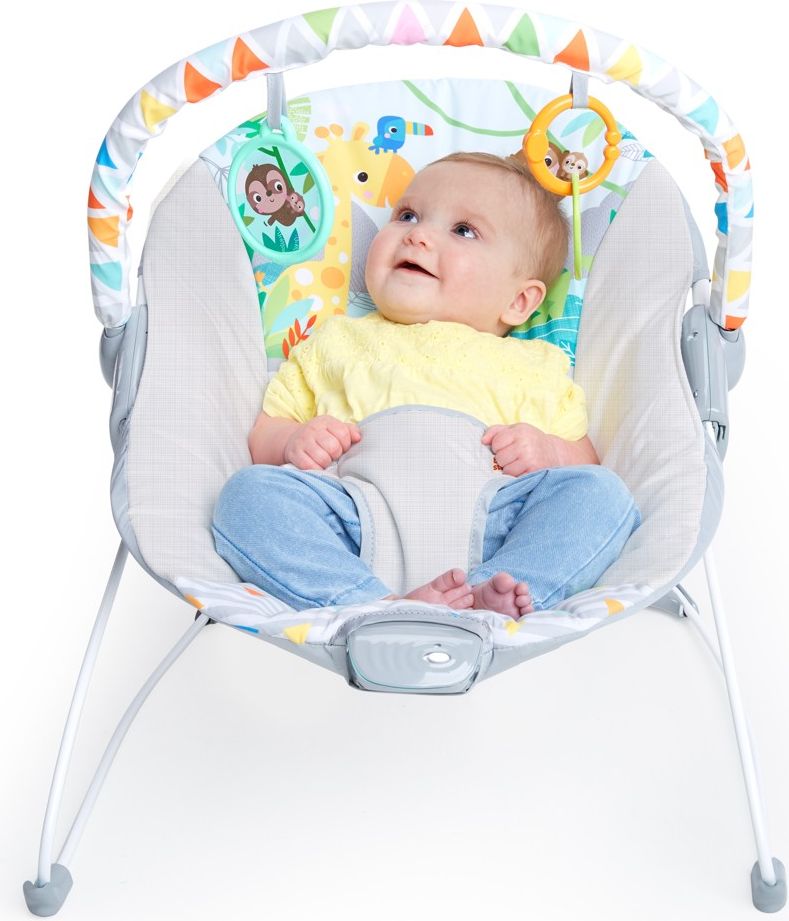 BRIGHT STARTS Lehátko vibrující Safari Fun™ 0m+ do 9 kg - obrázek 5
