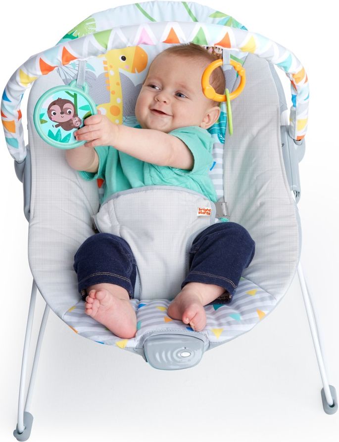 BRIGHT STARTS Lehátko vibrující Safari Fun™ 0m+ do 9 kg - obrázek 6