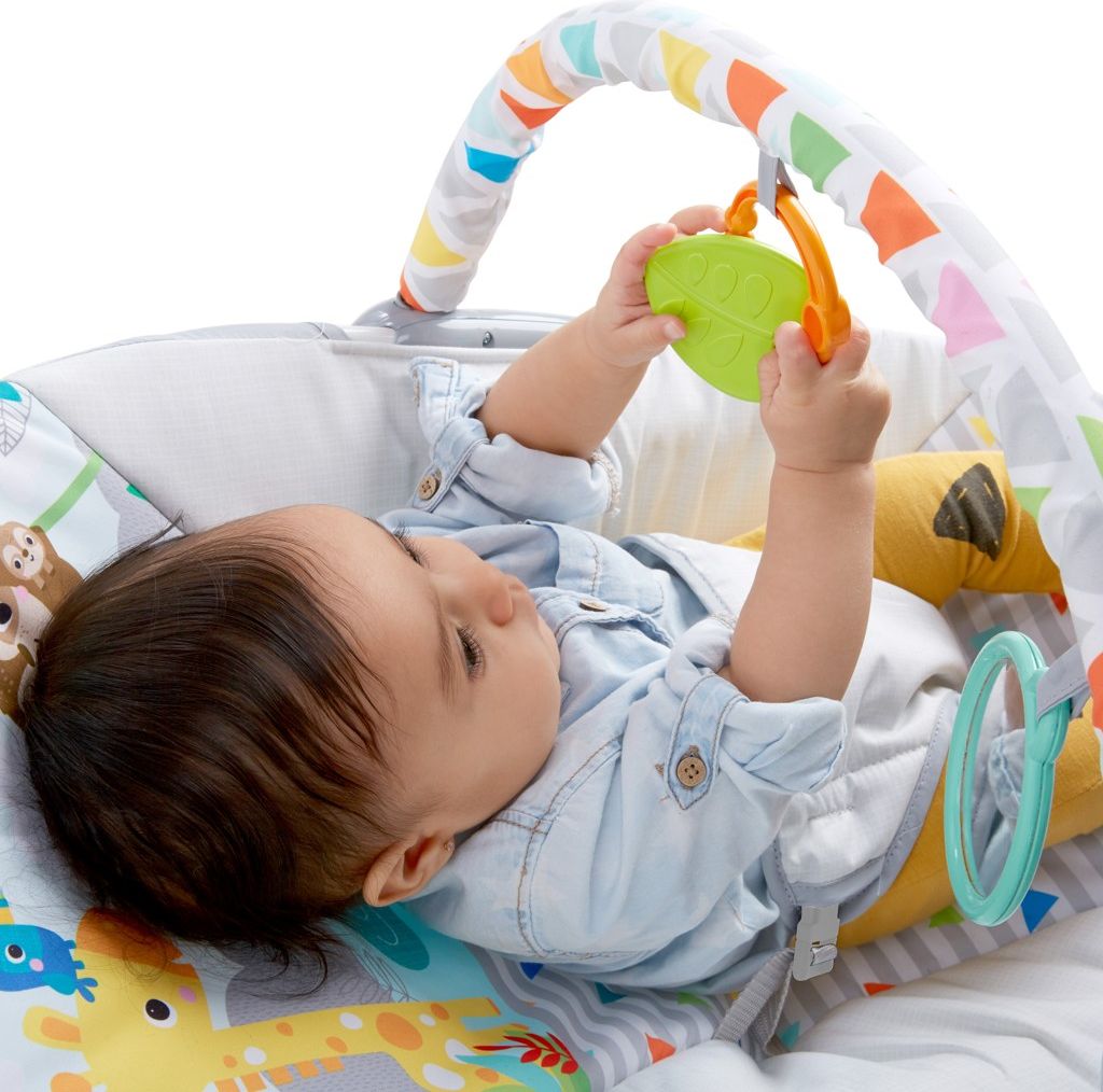 BRIGHT STARTS Lehátko vibrující Safari Fun™ 0m+ do 9 kg - obrázek 9