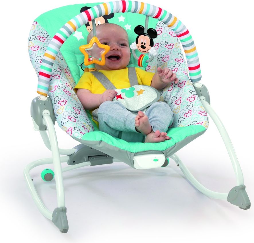 DISNEY BABY Houpátko vibrující MICKEY MOUSE Original Bestie™ 0m+ do 18 kg - obrázek 3