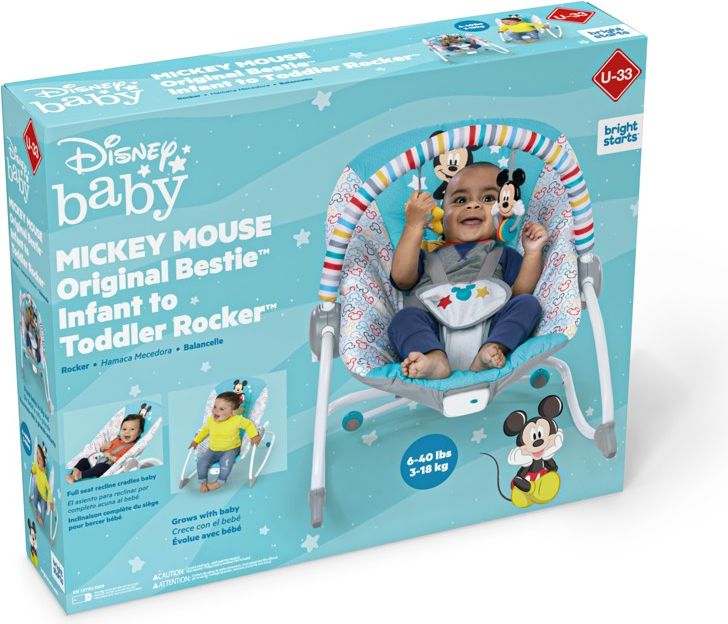 DISNEY BABY Houpátko vibrující MICKEY MOUSE Original Bestie™ 0m+ do 18 kg - obrázek 10