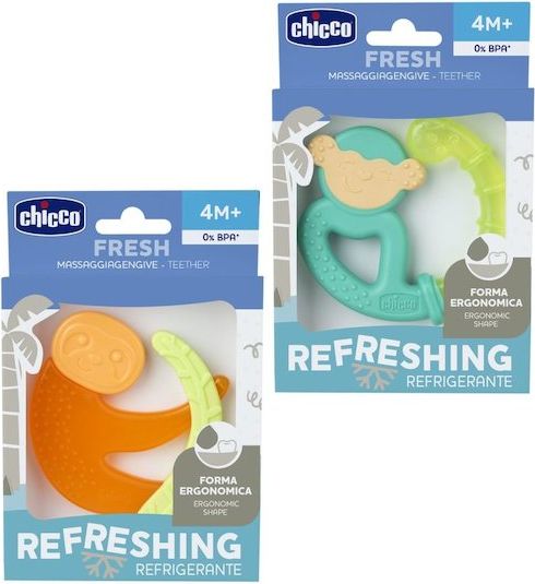 Chicco kousátko chladící Fresh Opička tyrkysová - obrázek 2