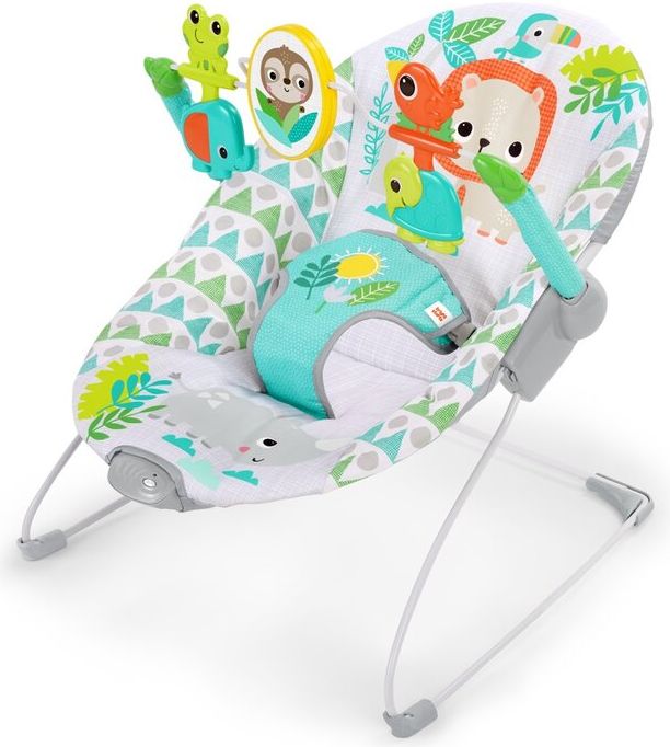 BRIGHT STARTS Lehátko vibrující Spinnin' Safari™ 0m+ do 9 kg - obrázek 1