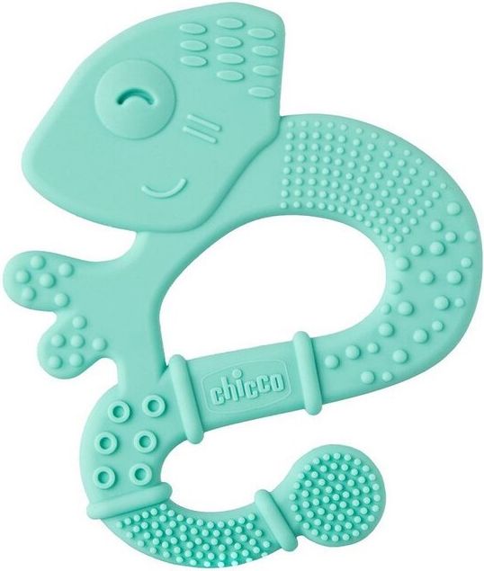 Chicco kousátko silikon Super Soft Chameleon modrá - obrázek 1
