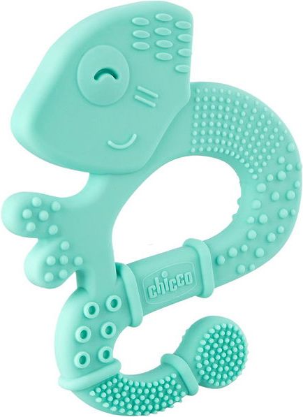 Chicco kousátko silikon Super Soft Chameleon modrá - obrázek 2