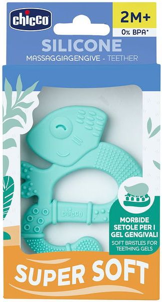 Chicco kousátko silikon Super Soft Chameleon modrá - obrázek 3