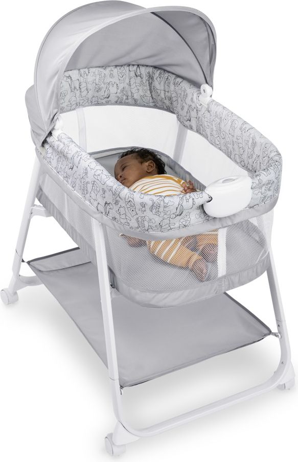 DISNEY BABY Postýlka s vibrační jednotkou skládací WINNIE THE POOH 0m+ do 7 kg - obrázek 3