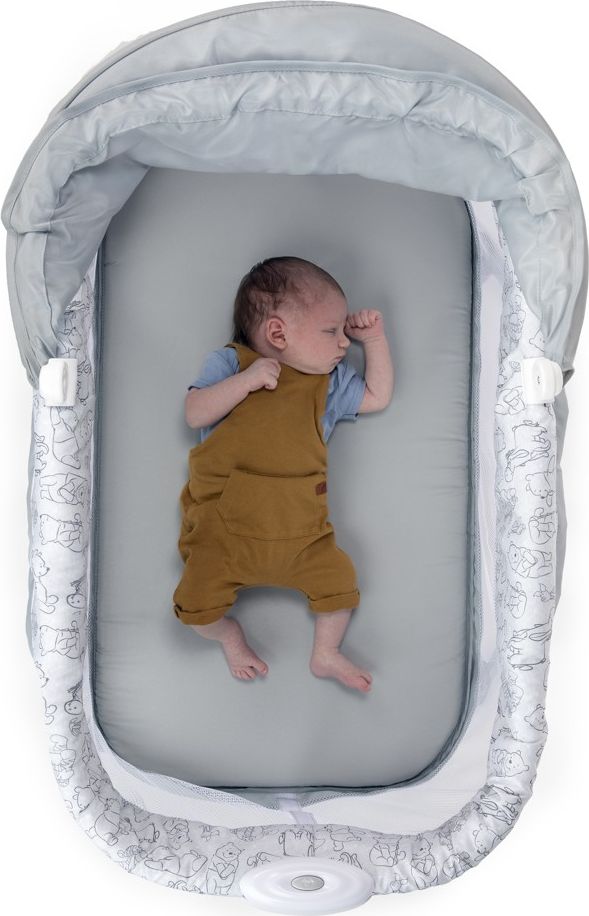 DISNEY BABY Postýlka s vibrační jednotkou skládací WINNIE THE POOH 0m+ do 7 kg - obrázek 4