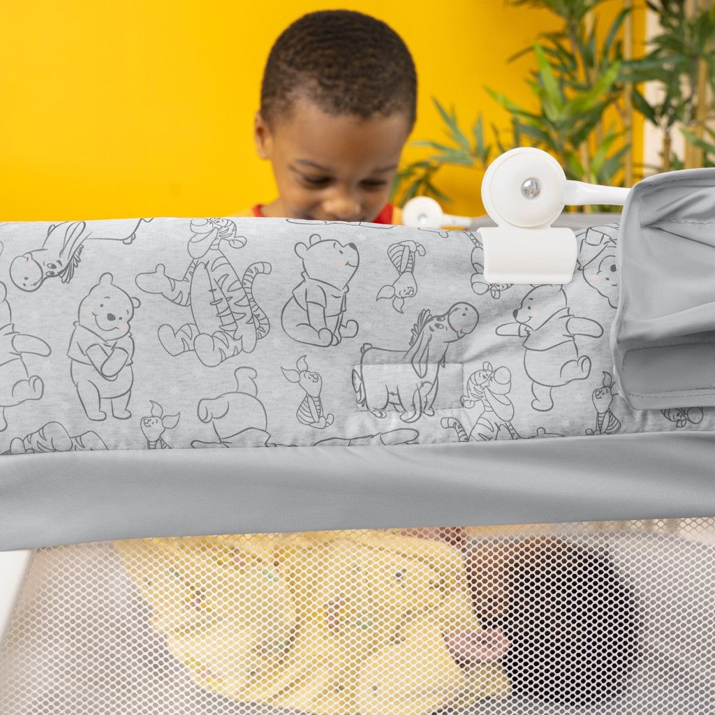 DISNEY BABY Postýlka s vibrační jednotkou skládací WINNIE THE POOH 0m+ do 7 kg - obrázek 11