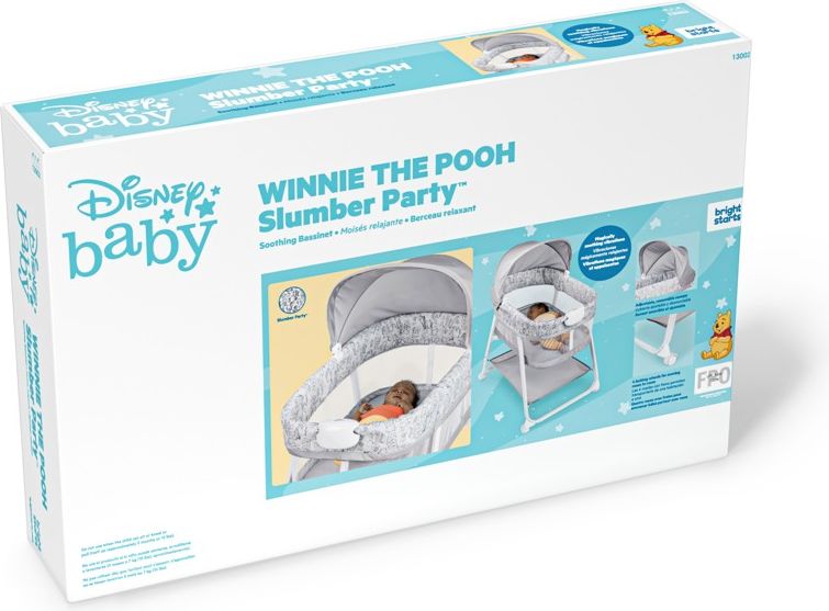 DISNEY BABY Postýlka s vibrační jednotkou skládací WINNIE THE POOH 0m+ do 7 kg - obrázek 12