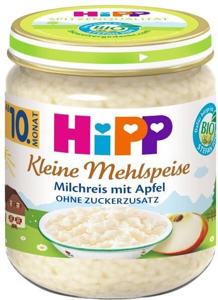 6x HiPP BIO Mléčná rýže s jablky od uk. 9. měsíce, 200 g - obrázek 2