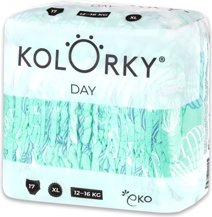 4x KOLORKY DAY Pleny jednorázové eko, balóny XL (12-16 kg) 17 ks - obrázek 2