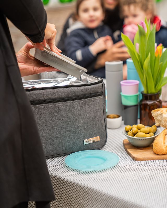 TWISTSHAKE Taška chladící 15l šedá - obrázek 4
