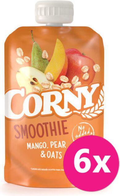 6x CORNY Smoothie mango, hruška, ovesné vločky 120 g - obrázek 1